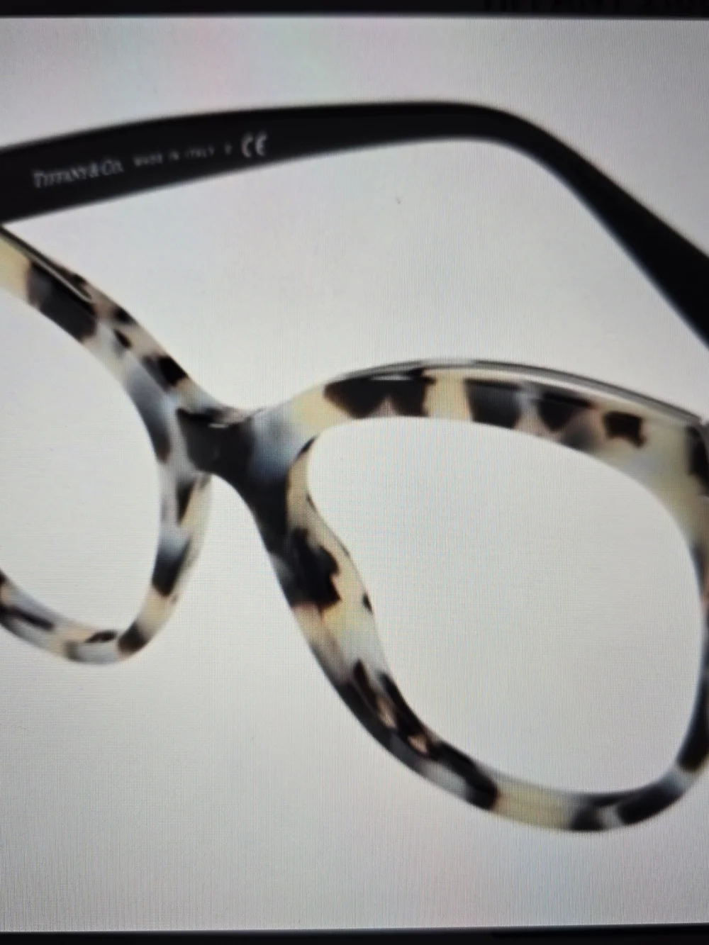 Tiffany & Co. Tortoiseshell Cat-Eye Glasses with Blue Case TF 2166